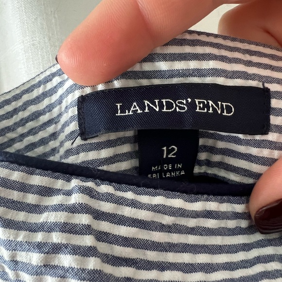LANDS END women’s M Seersucker dress - Picture 5 of 5